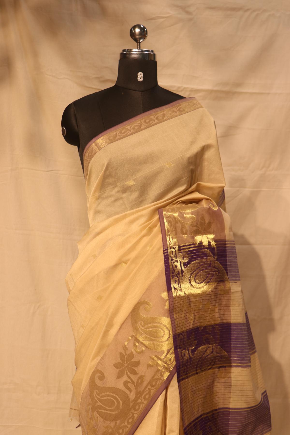 Ivory with lavender