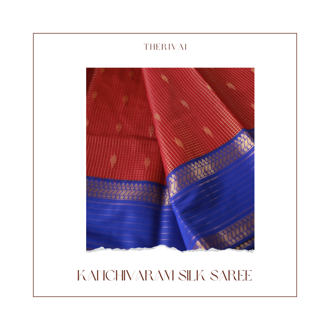THERIVAI maroon with blue