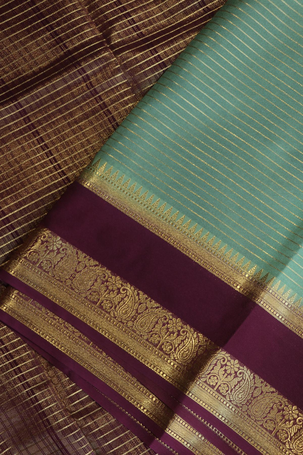Mysore crepe semi turquoise