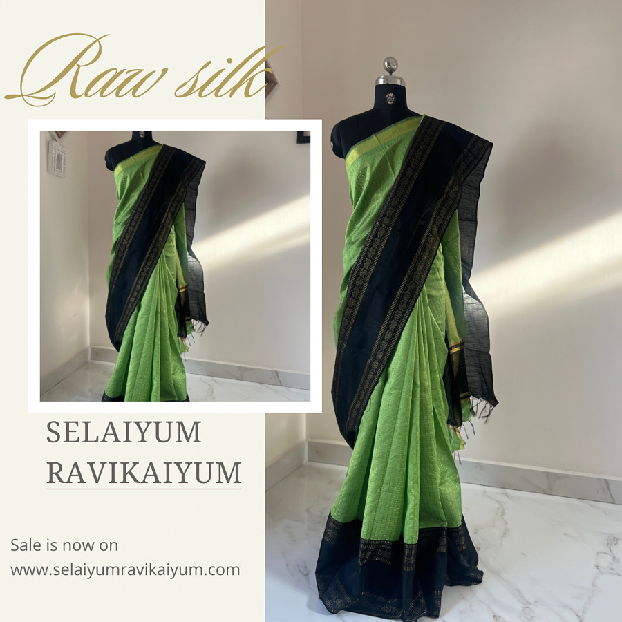 Semi raw silk